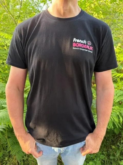 French in Bordeaux limited edition T-shirt with front logo